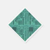 愛するコーヒー スタンダードカクテルナプキン (角)