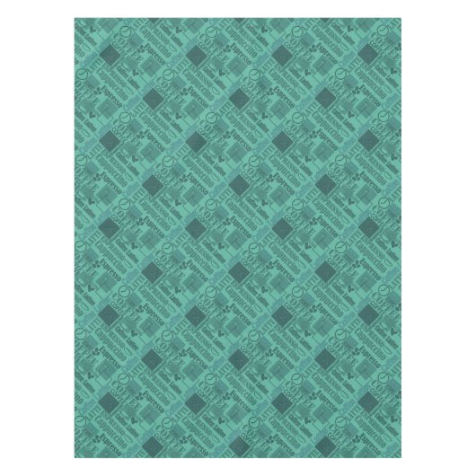 愛するコーヒー テーブルクロス (正面)