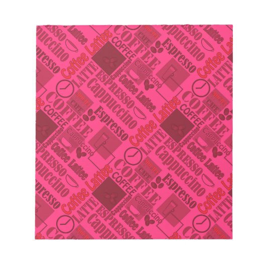 愛するコーヒー ノートパッド (正面)