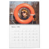 愛するシンプル記憶の中の写真1か月の記念撮影 カレンダー (2月 2026)