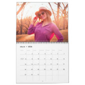 愛するシンプル記憶の中の写真1か月の記念撮影 カレンダー (3月 2026)