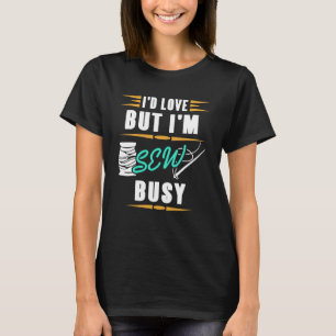 愛するシーフォースだがシュー忙し裁縫 Tシャツ