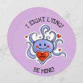 愛するタコのバレンタインカード シーズンカード (正面/裏面)