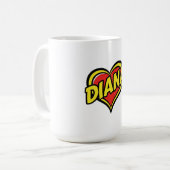 愛するダイアナ コーヒーマグカップ (正面左)