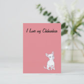 愛するチワワ ポストカード (スタンド正面)