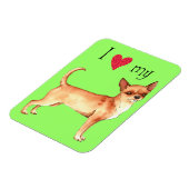 愛するチワワ マグネット (左側)