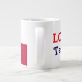 愛するテキサス州 ジャンボコーヒーマグカップ (裏面)