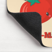 愛するトマトかわいいロマンチックなバレンタインデー マウスパッド (コーナー)