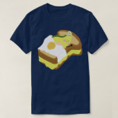 愛するトーストアボカドビーガン野菜の上のアボカド Tシャツ (デザイン正面)
