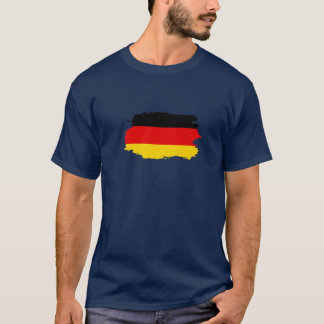 愛するドイツ国旗の愛国的なドイツのスポーツサポート Tシャツ