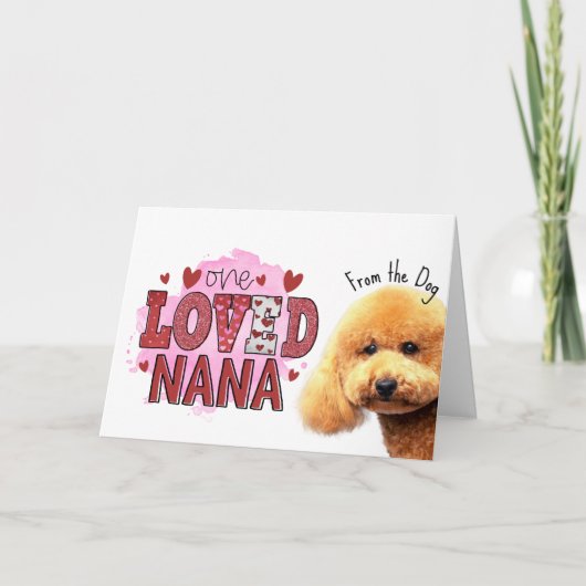 愛するナナに…母の日のカードを犬から シーズンカード (正面)