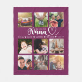 『愛するナナの孫』 フリースブランケット (正面)