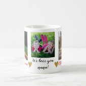 愛するナナメリークリスマス3枚の写真 コーヒーマグカップ (中央)