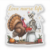 愛するナース祝の生活と看護への情熱 シール (正面)