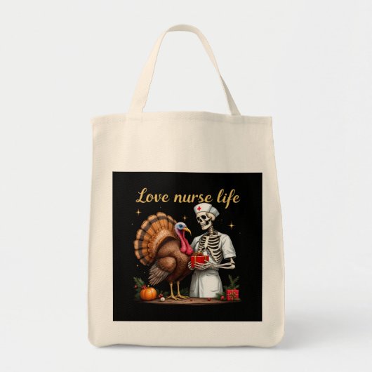 愛するナース祝の生活と看護への情熱 トートバッグ (正面)