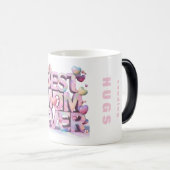 *~*愛するハグマザーデイハート花3-d AP72 モーフィングマグカップ (正面右)