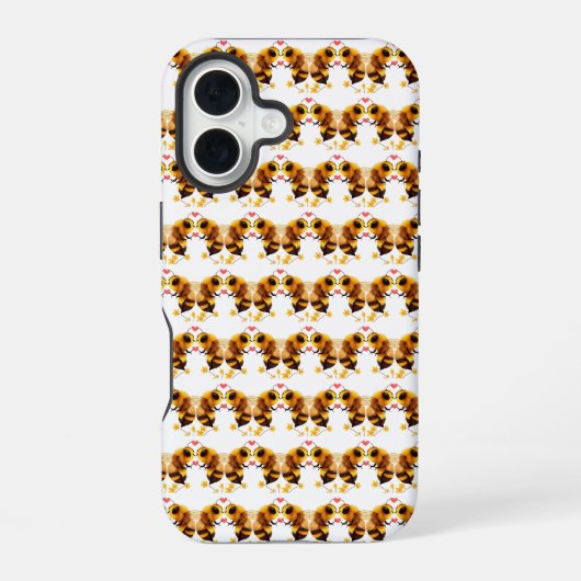 愛するハチ – iPhone 16ケース (裏面)