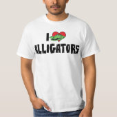 愛するハートアリゲーター Tシャツ (正面)