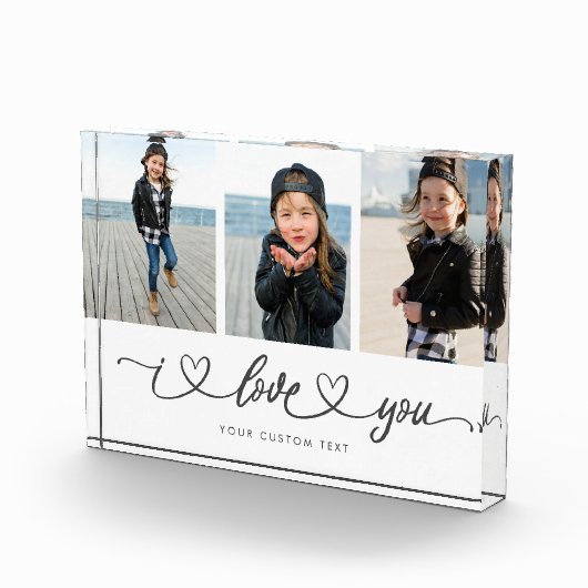 愛するハートモダン脚本のお母さんの日 フォトブロック (右)