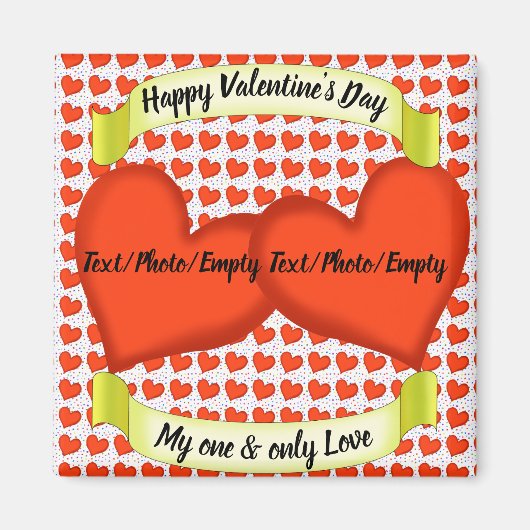 愛するハート磁石 マグネット (正面)