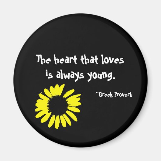 愛するハート...」 マグネット (正面)