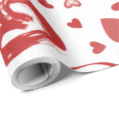 愛するハート ラッピングペーパー (ロールコーナー)