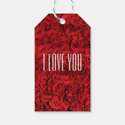 愛するバラ ギフトタグ (正面)