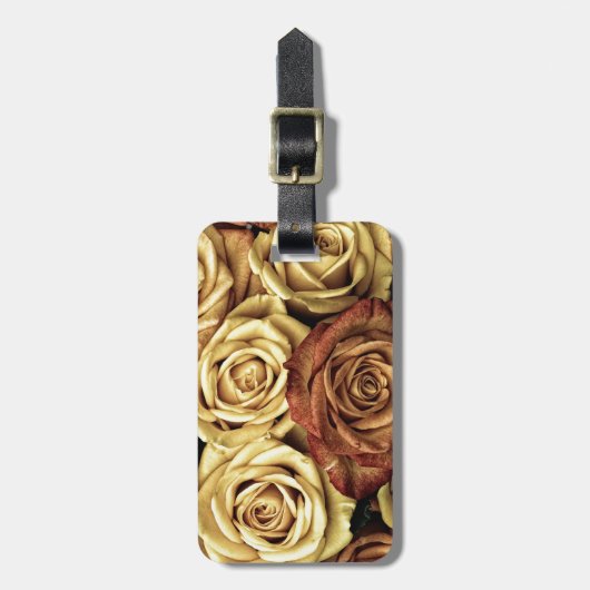 愛するバラ ラゲッジタグ (正面縦)