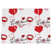 愛するバレンタインデー ラージペーパーバッグ (正面)