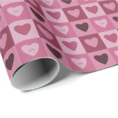 愛するバレンタインラブアニバーサリーお祝いXoxo ラッピングペーパー (ロールコーナー)