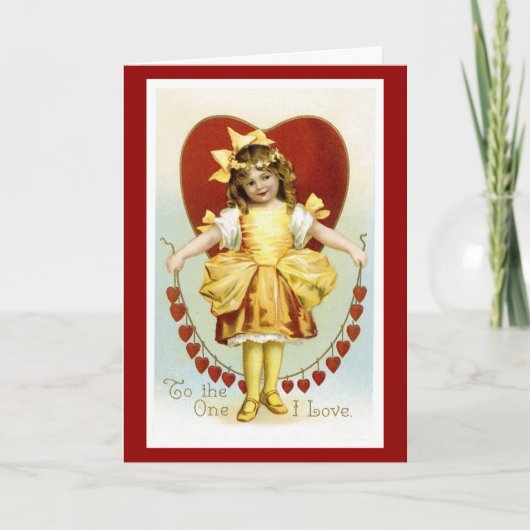 愛するバレンタイン シーズンカード (正面)