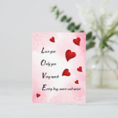 愛するバレンタイン ポストカード (スタンド正面)