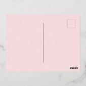 愛するバレンタイン 箔シーズンポストカード (裏面)