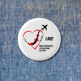 愛するパイロット、エアプレーンハーツ、バチェロレッテパーティ 缶バッジ