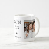 愛するパパの写真 コーヒーマグカップ (正面右)