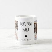 愛するパパの写真 コーヒーマグカップ (中央)
