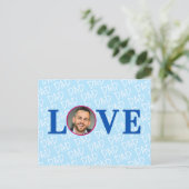 愛するパパへ 現代のカスタム写真 ポストカード (スタンド正面)