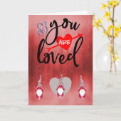 愛するパパバレンタインfrom Children カード (黄色い花)