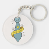 愛するパパ父の日 |キーチェーン キーホルダー (裏面)