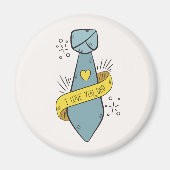 愛するパパ父の日 |マグネット マグネット (正面)