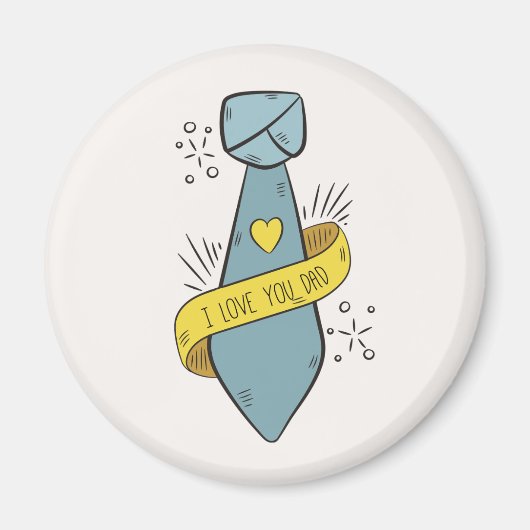 愛するパパ父の日 |マグネット マグネット (正面)