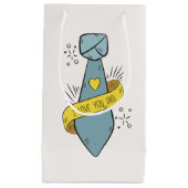 愛するパパ父の日 |抱き枕 スモールペーパーバッグ (正面)