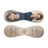 愛するパパ2フォトコラージュ父の日 野球ボール (パネル)