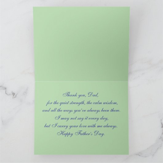 愛するパパ カード (内部)