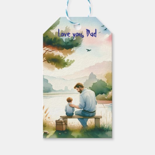 愛するパパ ギフトタグ (正面)