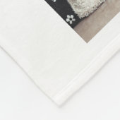 愛するパパ |フォトコラージュ手書き文字 フリースブランケット (角)