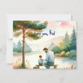 愛するパパ ポストカード