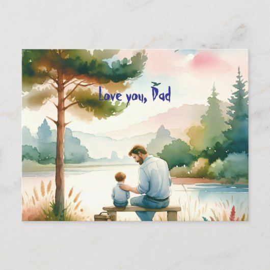 愛するパパ ポストカード (正面)