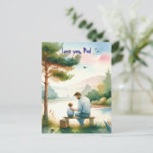 愛するパパ ポストカード (スタンド正面)