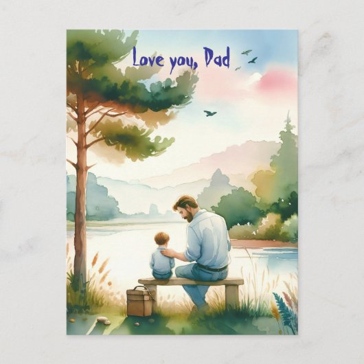 愛するパパ ポストカード (正面)